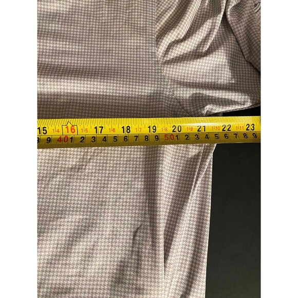 FootJoy Polo Mens M Gray Performance Golf Gingham Plaid Shirt - Picture 6 of 7